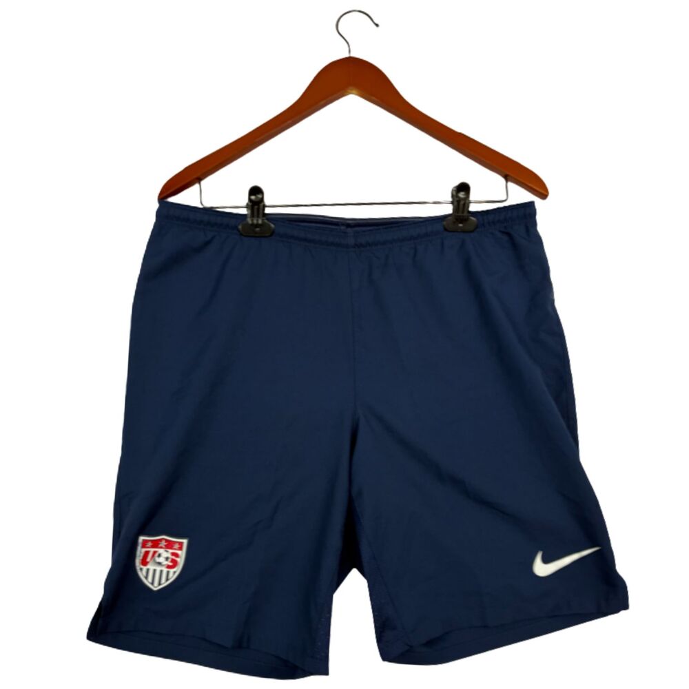 Nike USA US Soccer Mens Navy Dri-FIT Training Shorts USMNT Football Athletic
